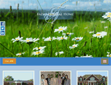 Tablet Screenshot of falvofuneralhome.com